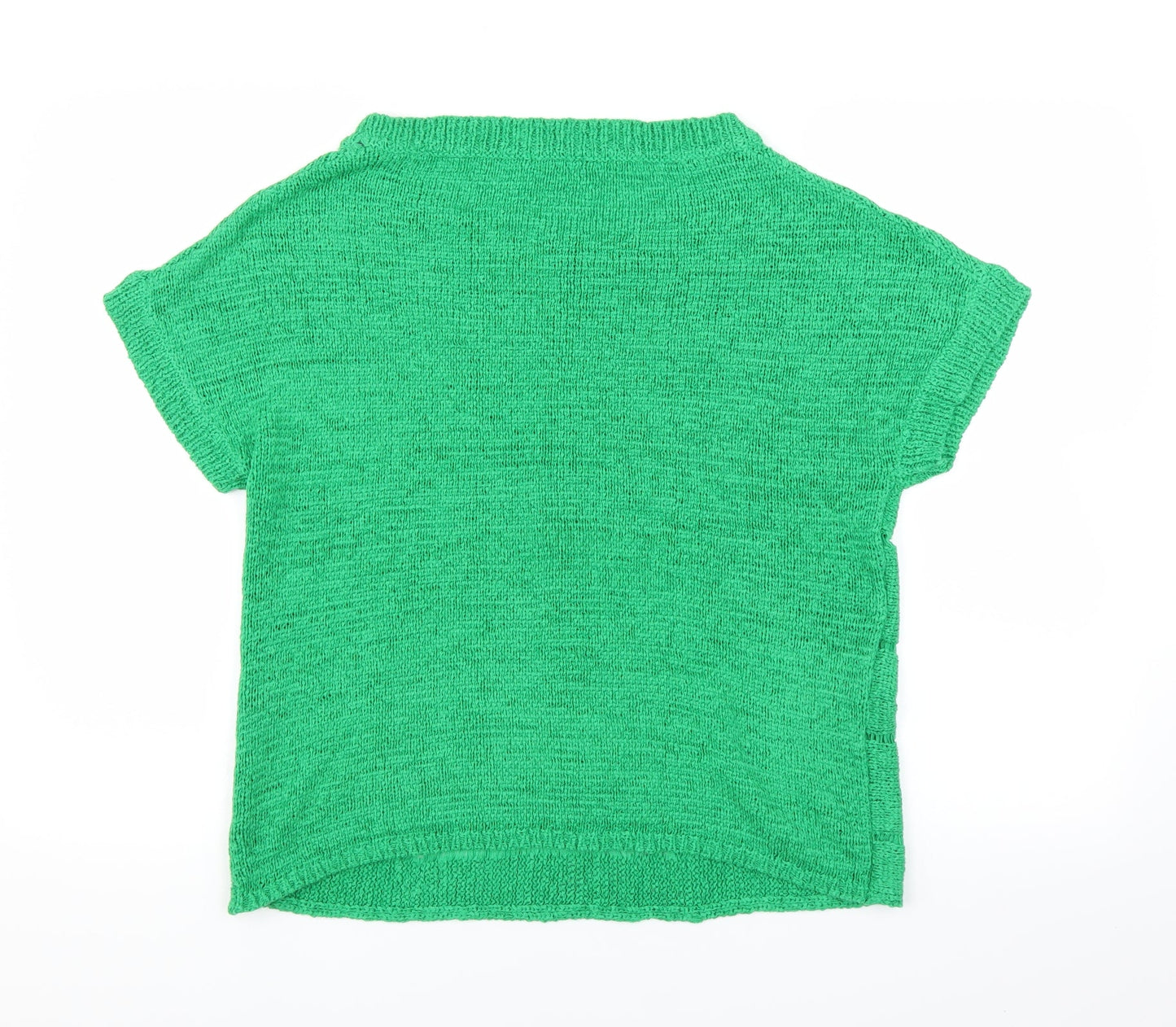 M&Co Womens Green  Knit Pullover Jumper Size L