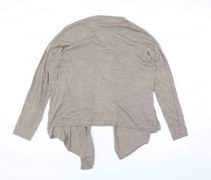 H&M Womens Brown  Knit Cardigan Jumper Size M