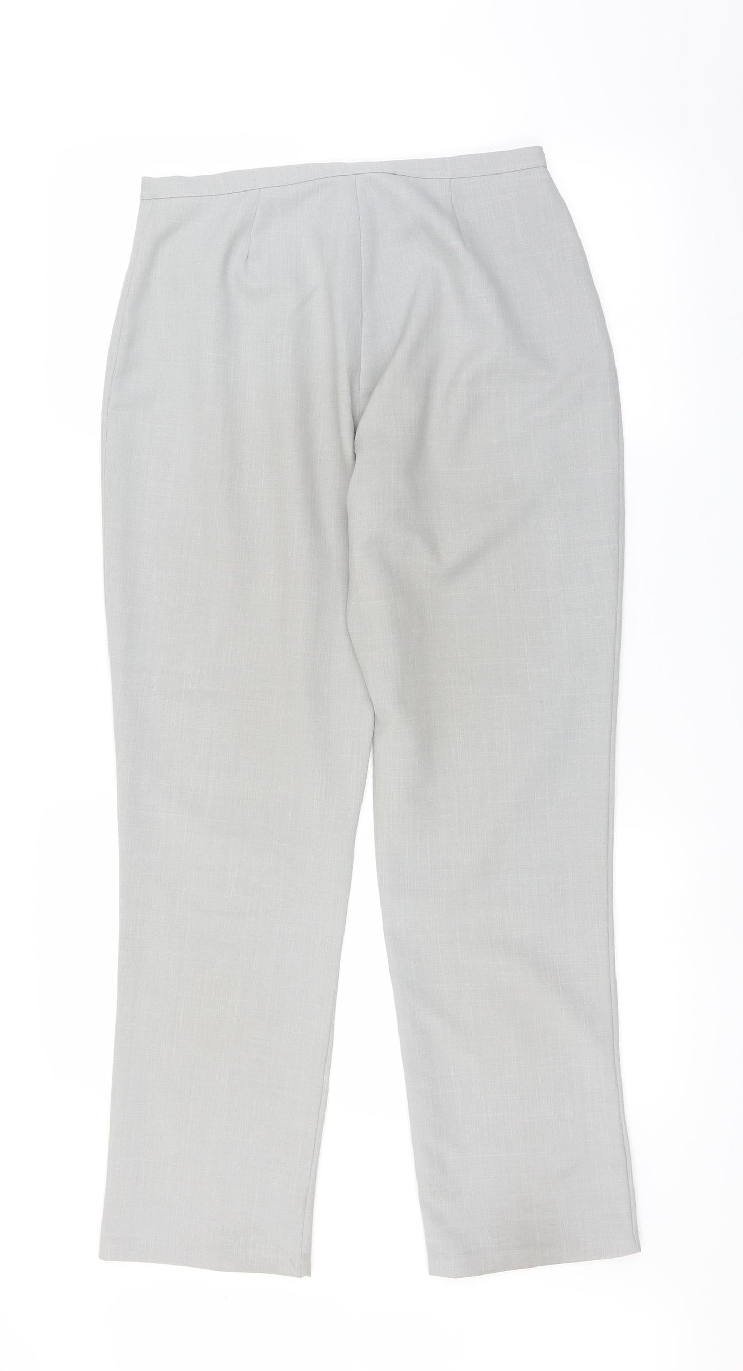 Womens UK Size 12 Wallis Regular Fit  Grey Trousers