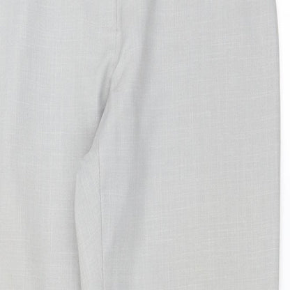 Womens UK Size 12 Wallis Regular Fit  Grey Trousers