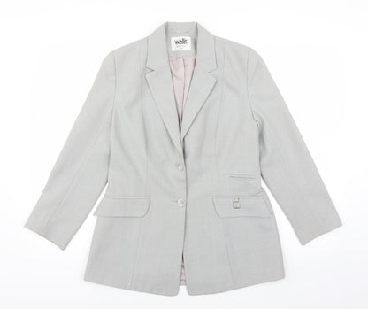 Womens UK Size 10 Wallis Grey Jacket