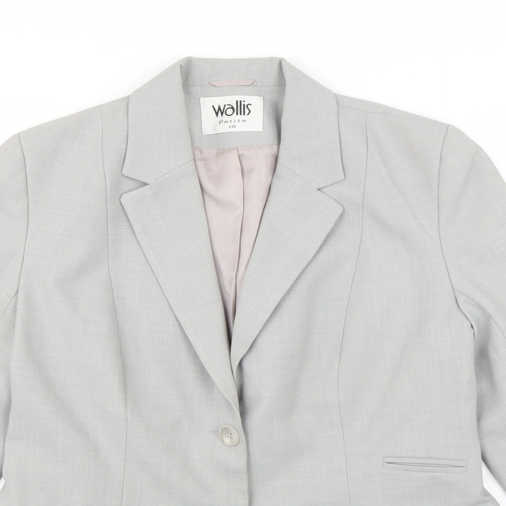 Womens UK Size 10 Wallis Grey Jacket
