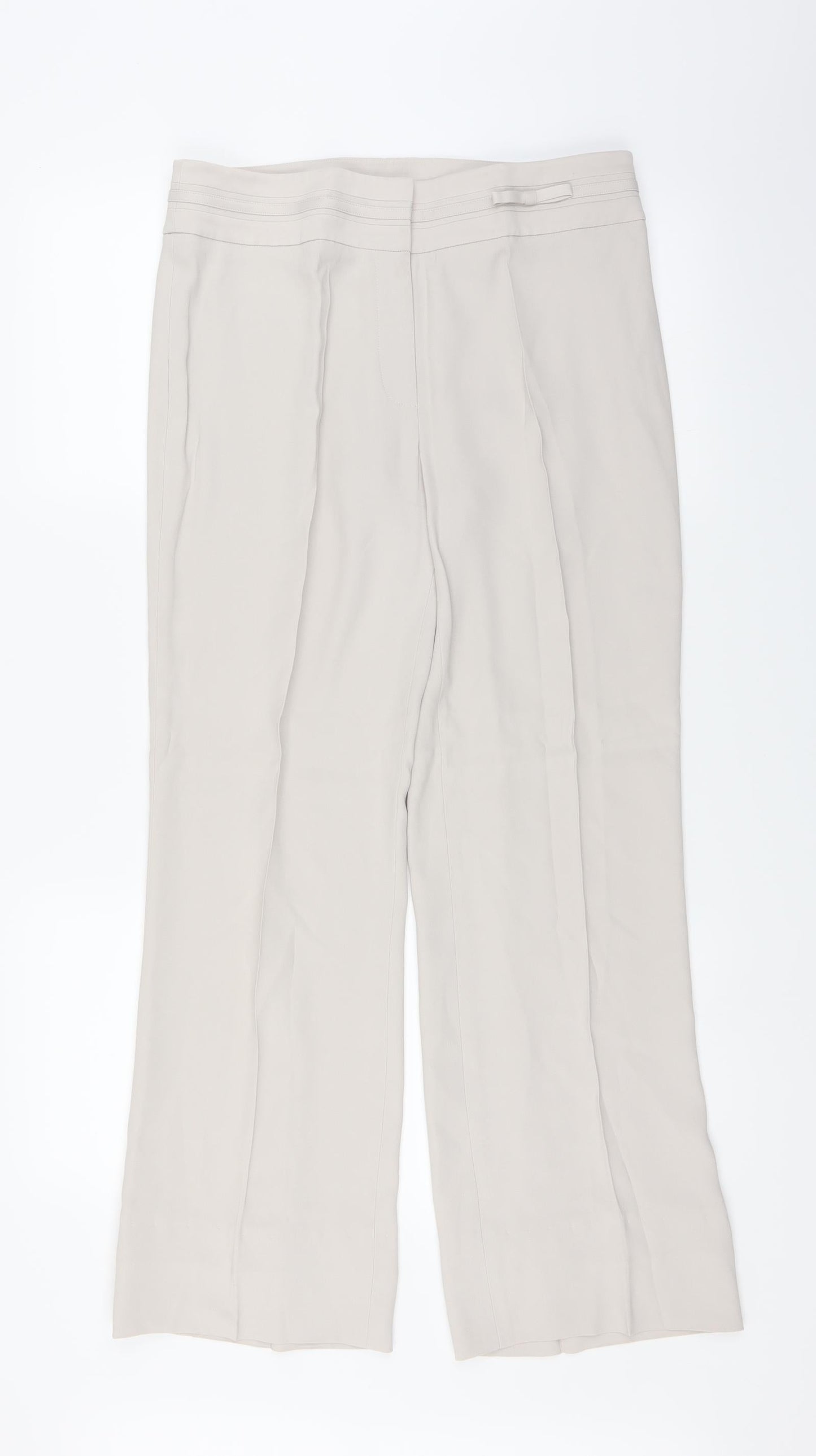 Womens UK Size 12 Linea Regular Fit  White Trousers