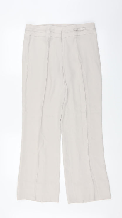 Womens UK Size 12 Linea Regular Fit  White Trousers