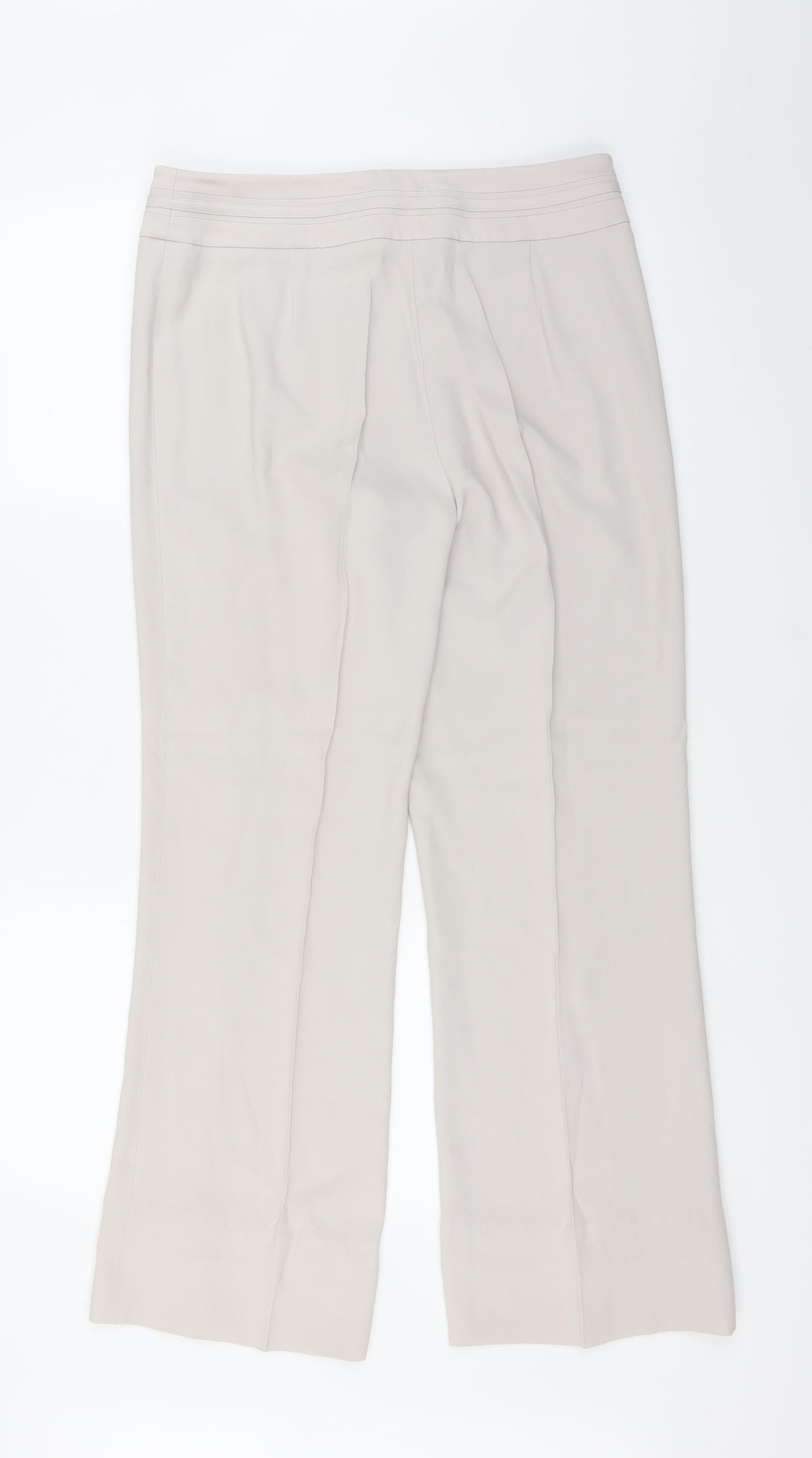 Womens UK Size 12 Linea Regular Fit  White Trousers