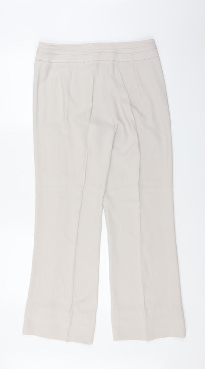 Womens UK Size 12 Linea Regular Fit  White Trousers