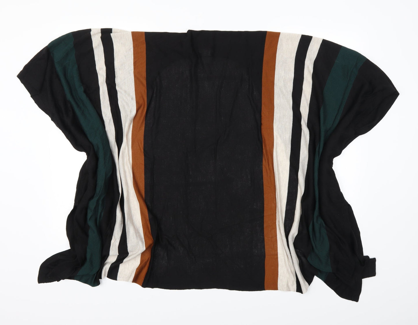 H&M Womens Black Striped  Cardigan Jumper Size XS