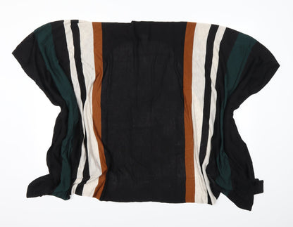 H&M Womens Black Striped  Cardigan Jumper Size XS