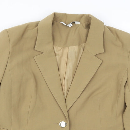New Look Womens Brown   Jacket Blazer Size 8