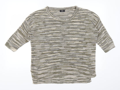 F&F Womens Green   Pullover Jumper Size 12