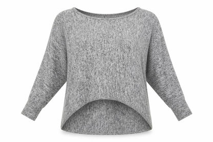 mandi Womens Grey   Pullover Jumper One Size