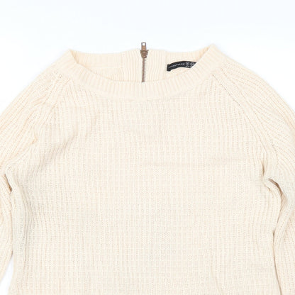 Atmosphere Womens Beige   Pullover Jumper Size 12