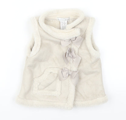 Maggie & Zoe Girls Grey   Gilet Waistcoat Size 4 Years