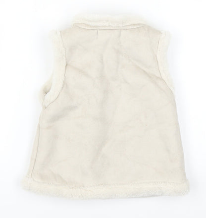 Maggie & Zoe Girls Grey   Gilet Waistcoat Size 4 Years