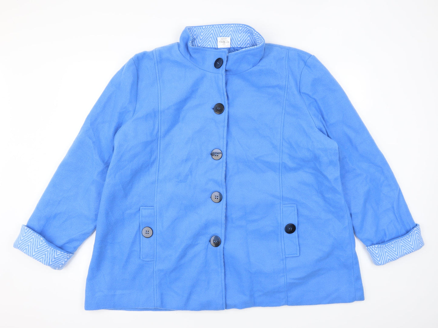 Womens UK Size XL Anne De Lancay Blue Jacket