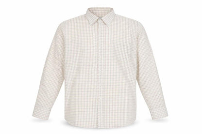 Mens UK Size L Ex Club Ivory  Button-Up Long Sleeve Casual Shirt