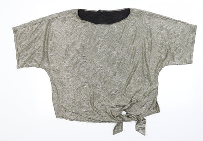 F&F Womens Gold   Tunic T-Shirt Size 16