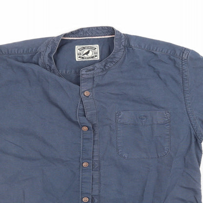 Red Herring Mens Blue    Button-Up Size S
