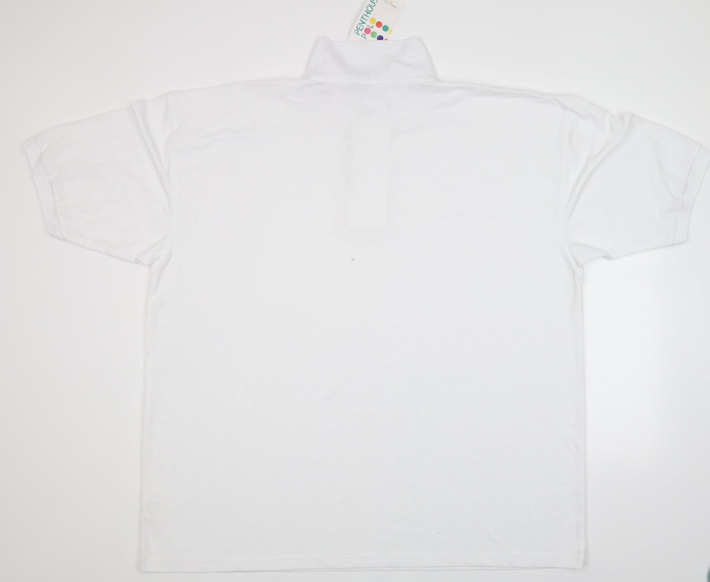 Blue Max Mens White    Polo Size 2XL