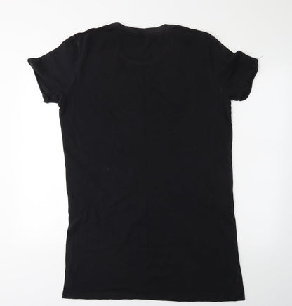 Love to lounge Womens Black   Basic T-Shirt Size 14