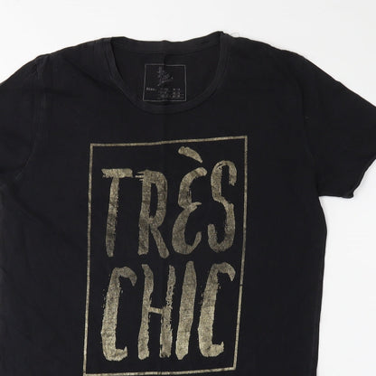 Love to lounge Womens Black   Basic T-Shirt Size 14