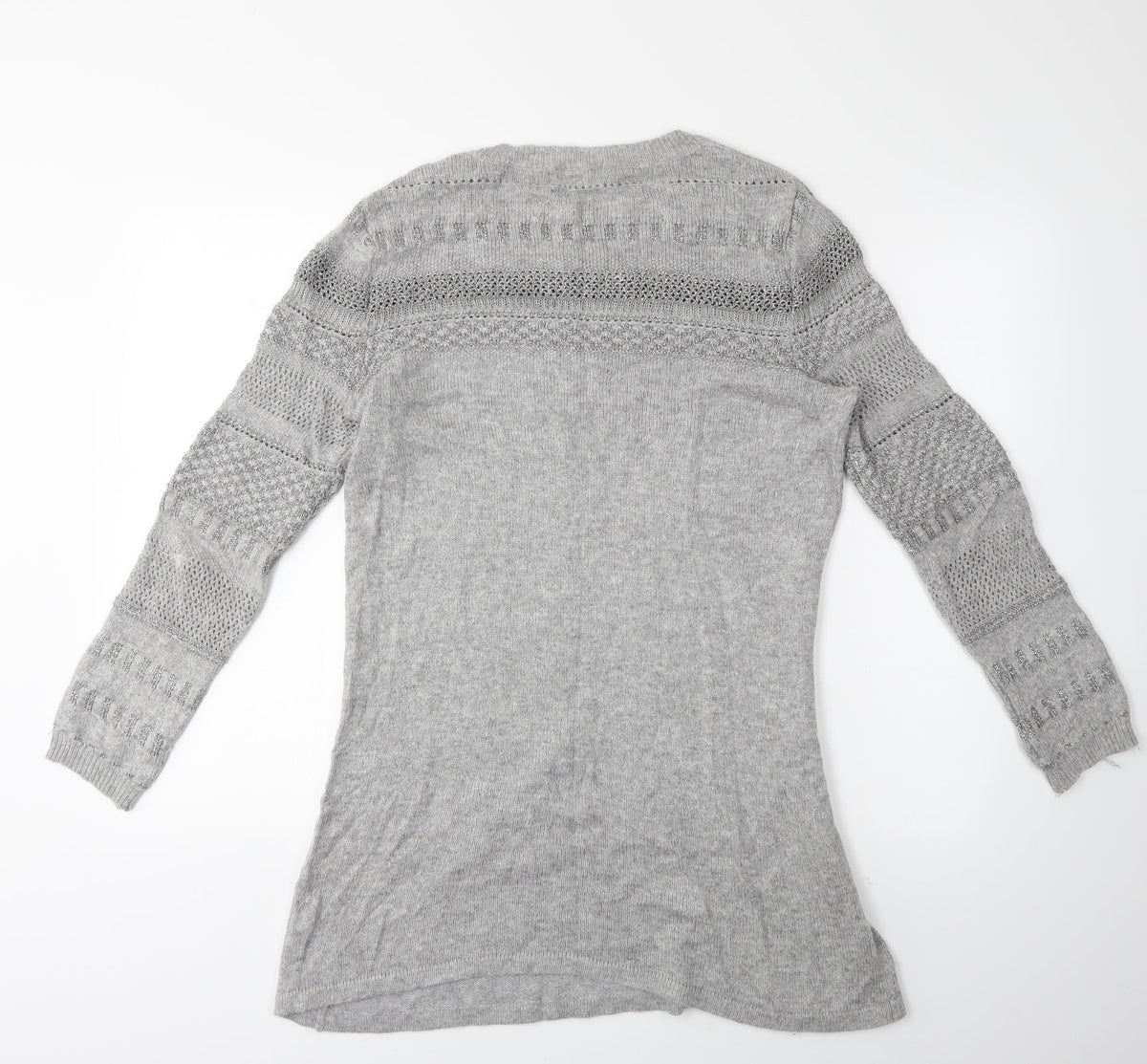 H&M Womens Grey   Pullover Jumper Size M