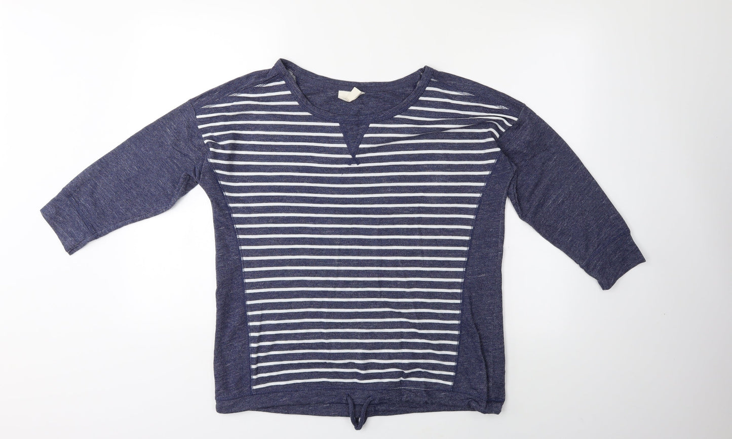 NX sport Womens Blue Striped  Pullover Jumper Size 10
