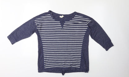 NX sport Womens Blue Striped  Pullover Jumper Size 10