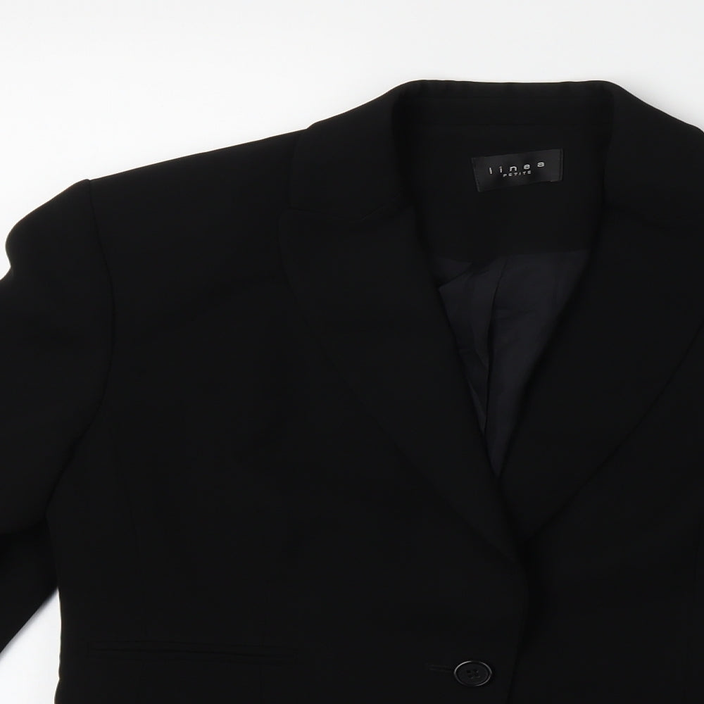 Linea Womens Black   Jacket Suit Jacket Size 12