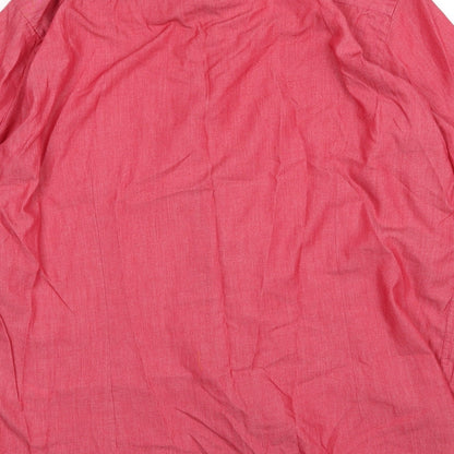 Taylor & Reece Mens Red    Button-Up Size M