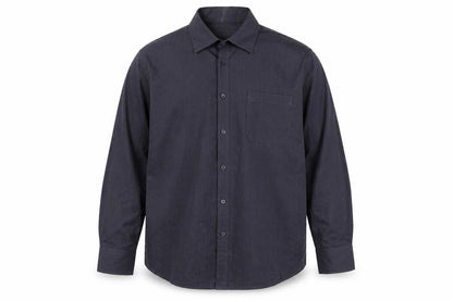 Mens UK Size M F&F Grey  Button-Up Long Sleeve Casual Shirt