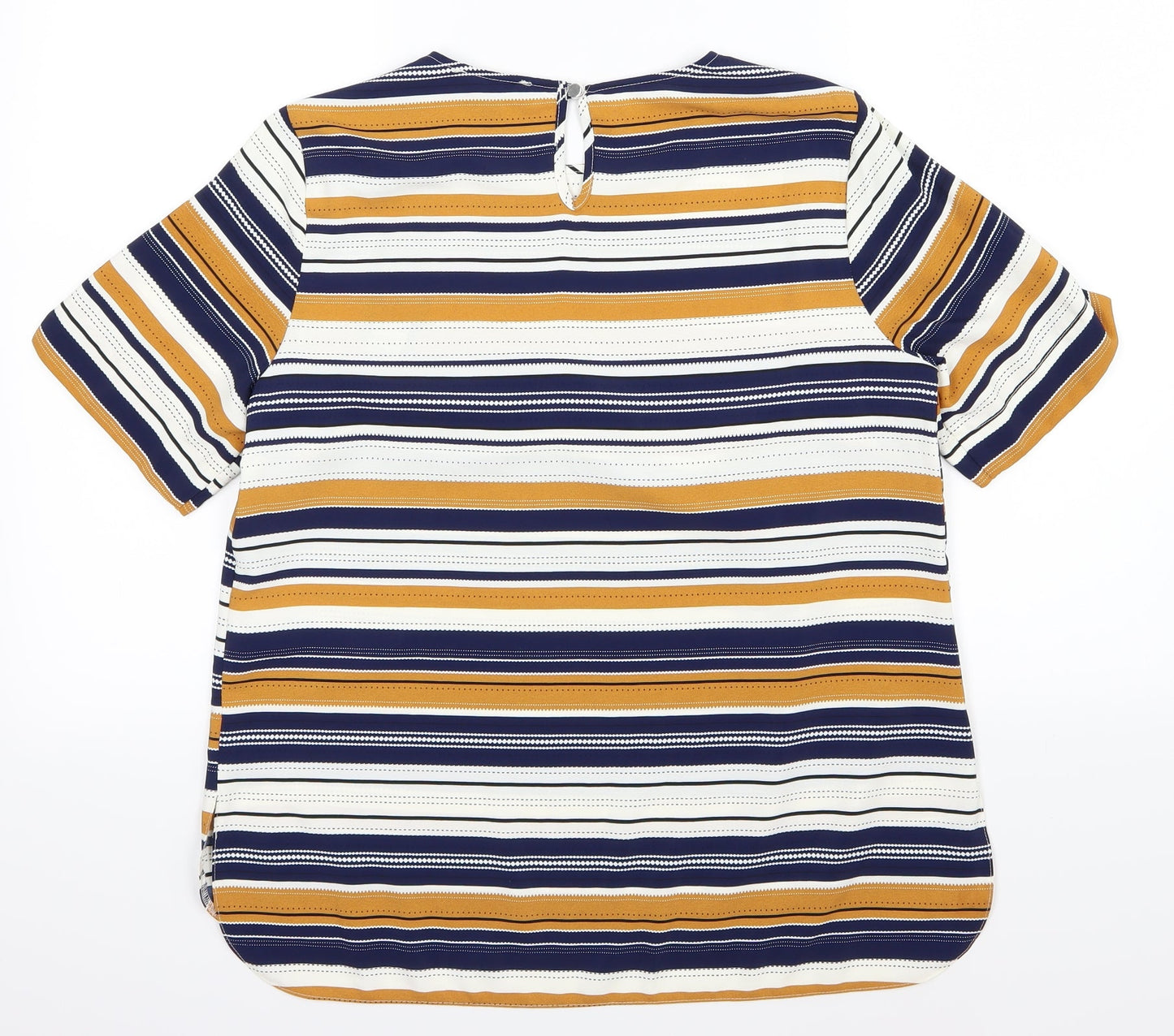 Primark Womens Blue Striped  Basic Blouse Size 12