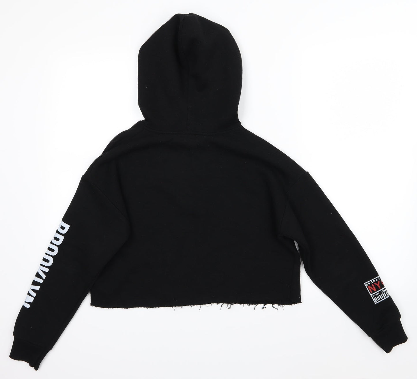New Look Girls Black   Pullover Hoodie Size 12-13 Years  - USA
