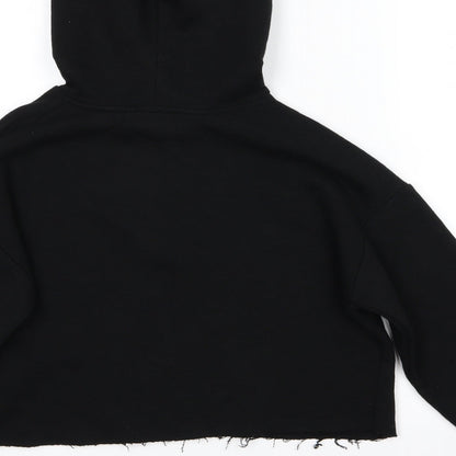 New Look Girls Black   Pullover Hoodie Size 12-13 Years  - USA