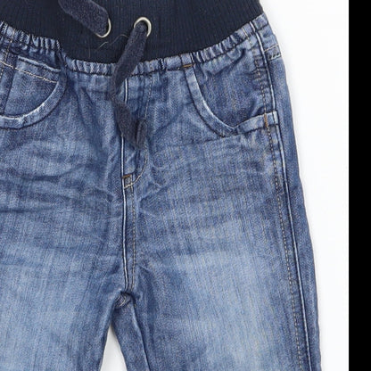 Matalan Baby Blue   Cropped Jeans Size 12-18 Months