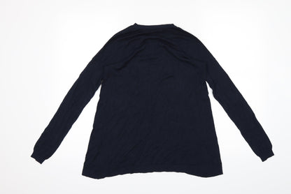 Womens UK Size 6 Atmosphere Blue Basic T-Shirt