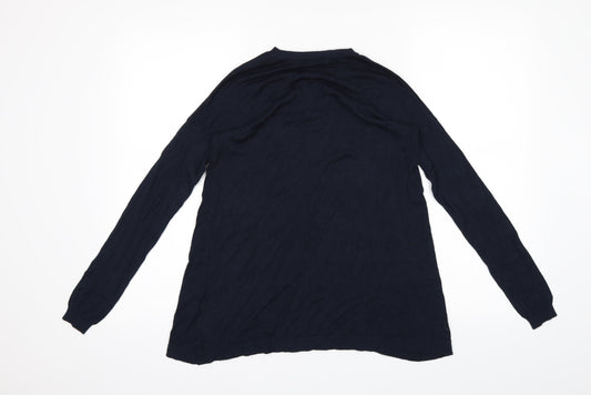 Womens UK Size 6 Atmosphere Blue Basic T-Shirt