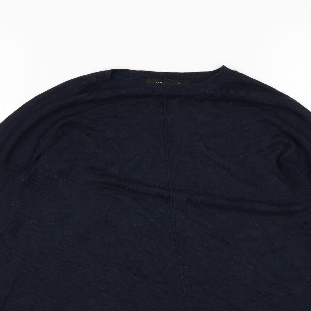 Womens UK Size 6 Atmosphere Blue Basic T-Shirt