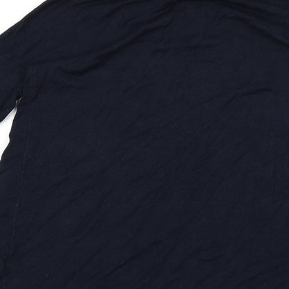 Womens UK Size 6 Atmosphere Blue Basic T-Shirt