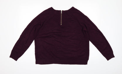 Peruna Womens Purple   Pullover Jumper Size 14