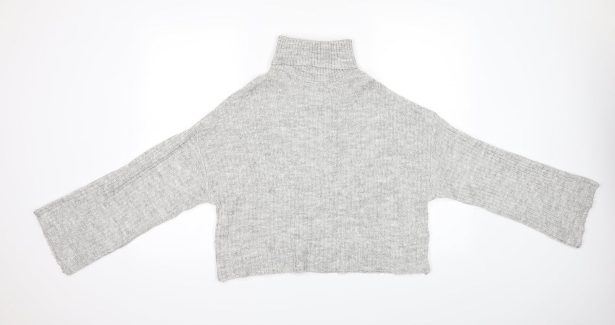 H&M Womens Grey   Pullover Jumper Size S