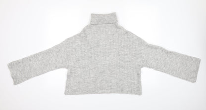 H&M Womens Grey   Pullover Jumper Size S