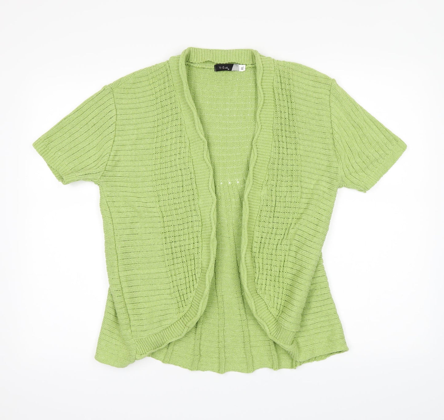 V-Eve Womens Green   Cardigan Jumper Size XL