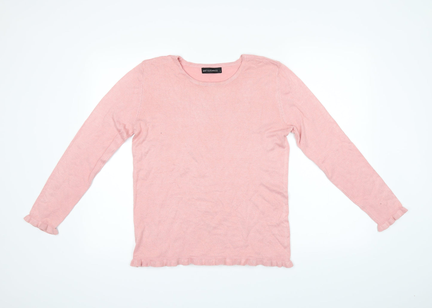 Just Elegance Womens Pink   Pullover Jumper Size S