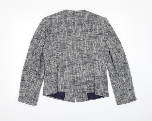 M&Co Womens Grey   Jacket Blazer Size 12