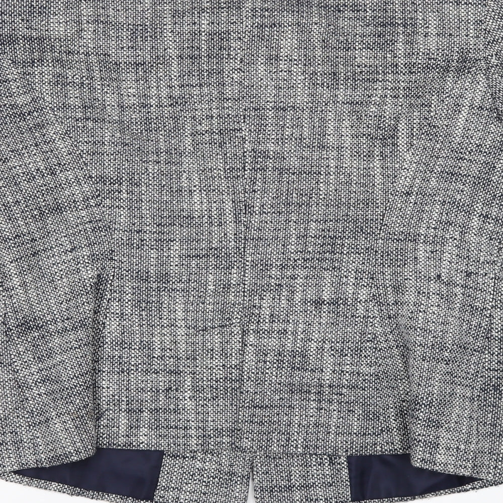 M&Co Womens Grey   Jacket Blazer Size 12