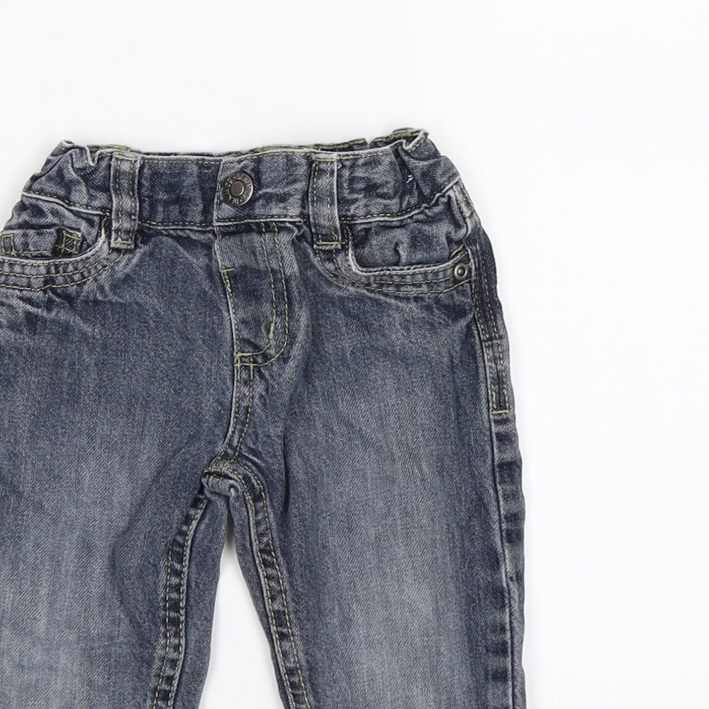 denim co Boys Grey  Denim Capri Jeans Size 18-24 Months