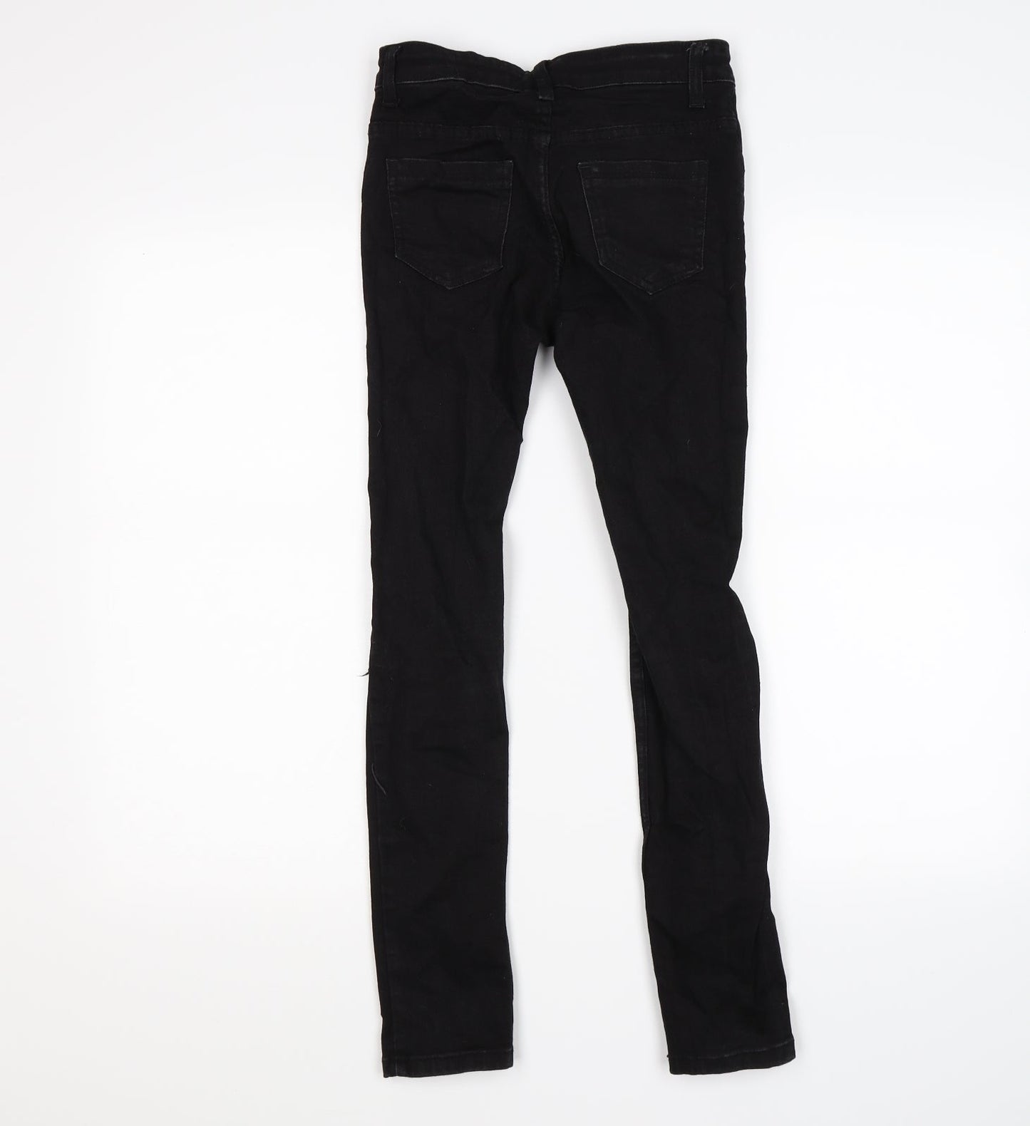 A2Z 4 kids Girls Black  Denim Skinny Jeans Size 11-12 Years - distressed