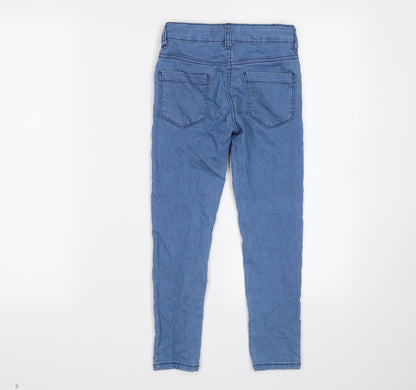 Matalan Girls Blue  Denim Skinny Jeans Size 7 Years