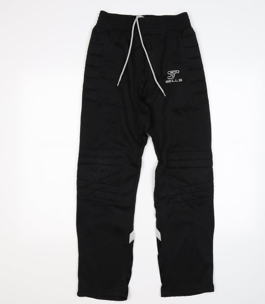sells Mens Black   Jogger Trousers Size S L27 in - padded knees